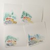 Carte de vœux aquarelle