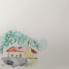 Carte de vœux aquarelle