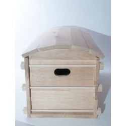 Coffre en bois  Big Oualou en chêne massif
