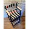 Série "Art", chaise enfant pour table bar