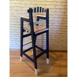 Série "Art", chaise enfant pour table bar