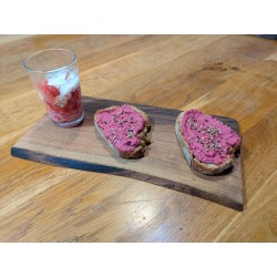 Planchette apéritif en noyer