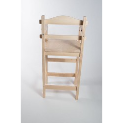 Chaise haute en bois "Sagard"