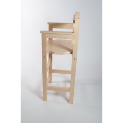 Chaise haute en bois "Sagard"